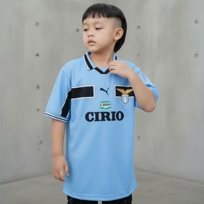 Jersey bola lazio anak / baju Jersey fullprinting anak
