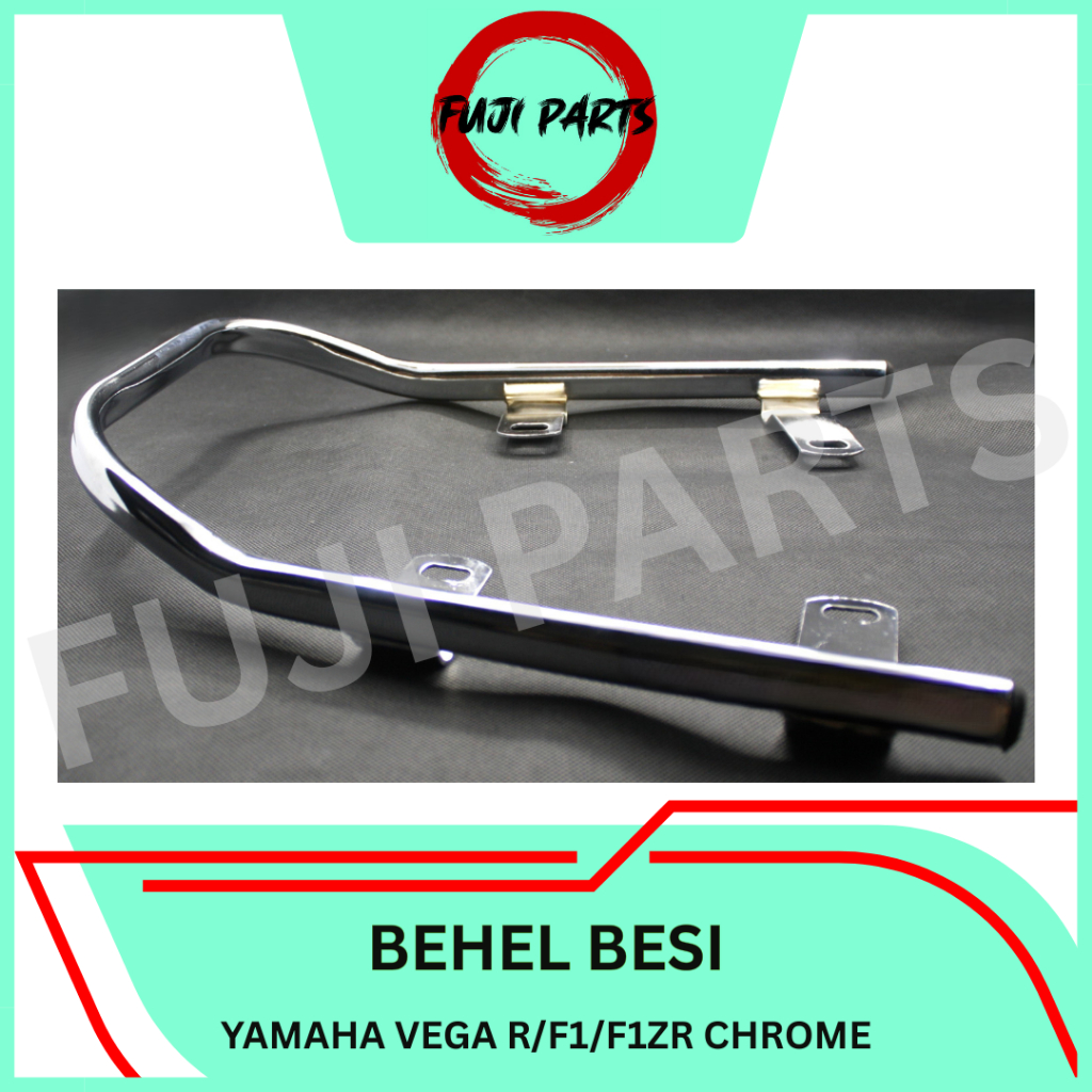 FUJI-PARTS/BEHEL-BESI/PEGANGAN-TANGAN-BELAKANG-MOTOR/YAMAHA/VEGA-R/FI/F1ZR/CHROME/GRADE-ORI