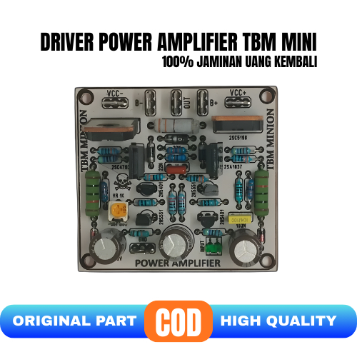 Driver Power Amplifier TBM Mini Mid Low & Sub Low