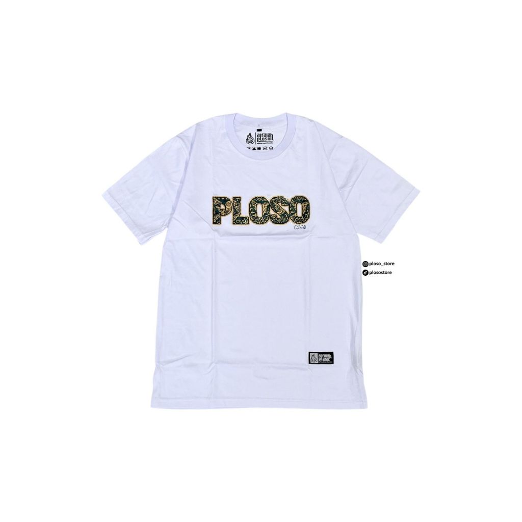 KAOS DESAIN PLOSO // PUTIH //LIMITED EDITION // ORIGINAL PLOSOSTORE //FREE STIKER & SERTIFIKAT & BOX