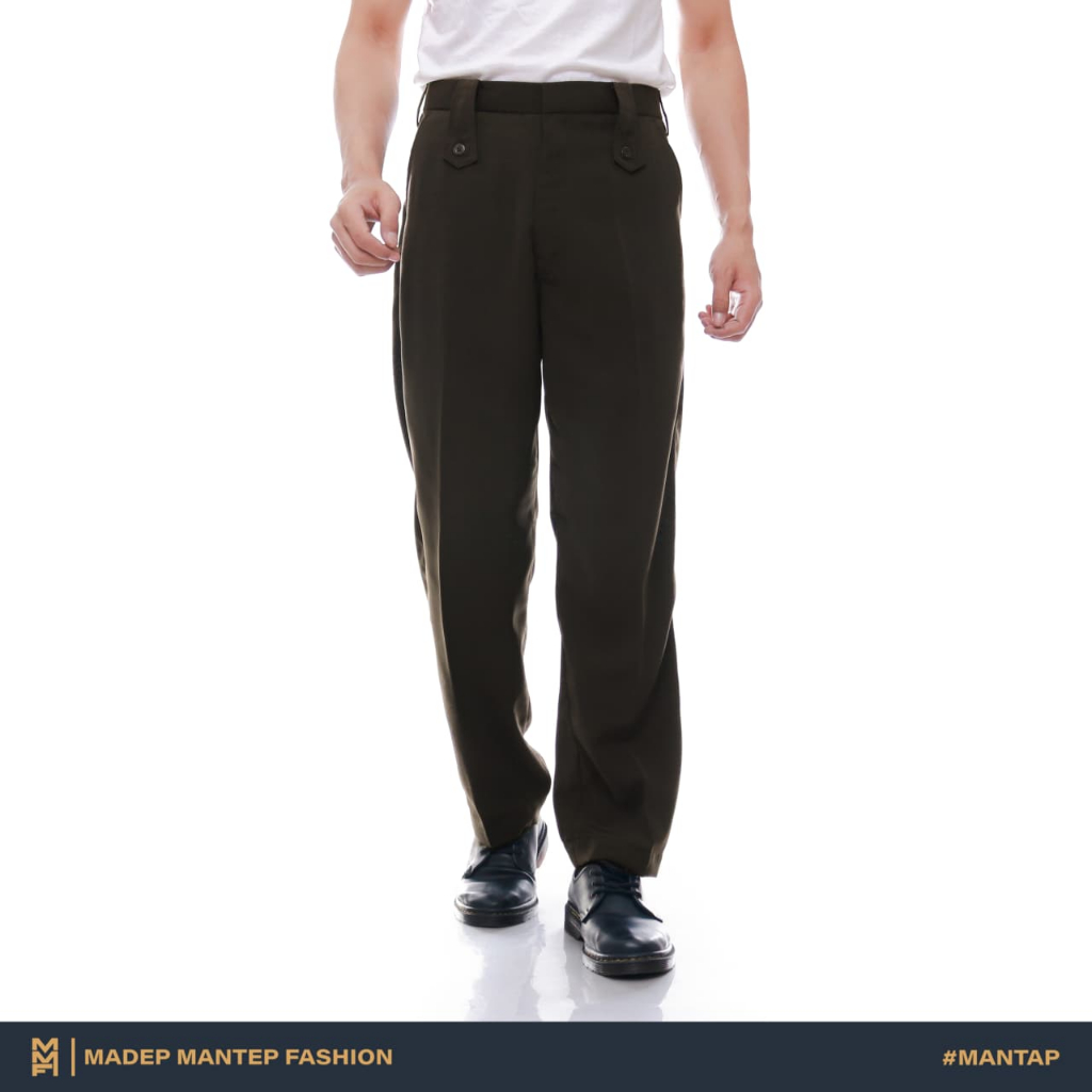 Celana PDHSUS Coklat Celana PDH SATPAM SECURITY POLRI POLISI Celana Panjang Bahan Coklat Formal MMF