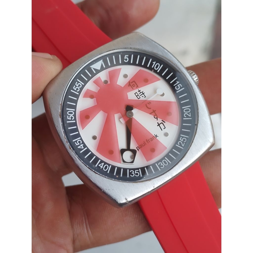 paul frank jam tangan pria original preloved/second/bekas