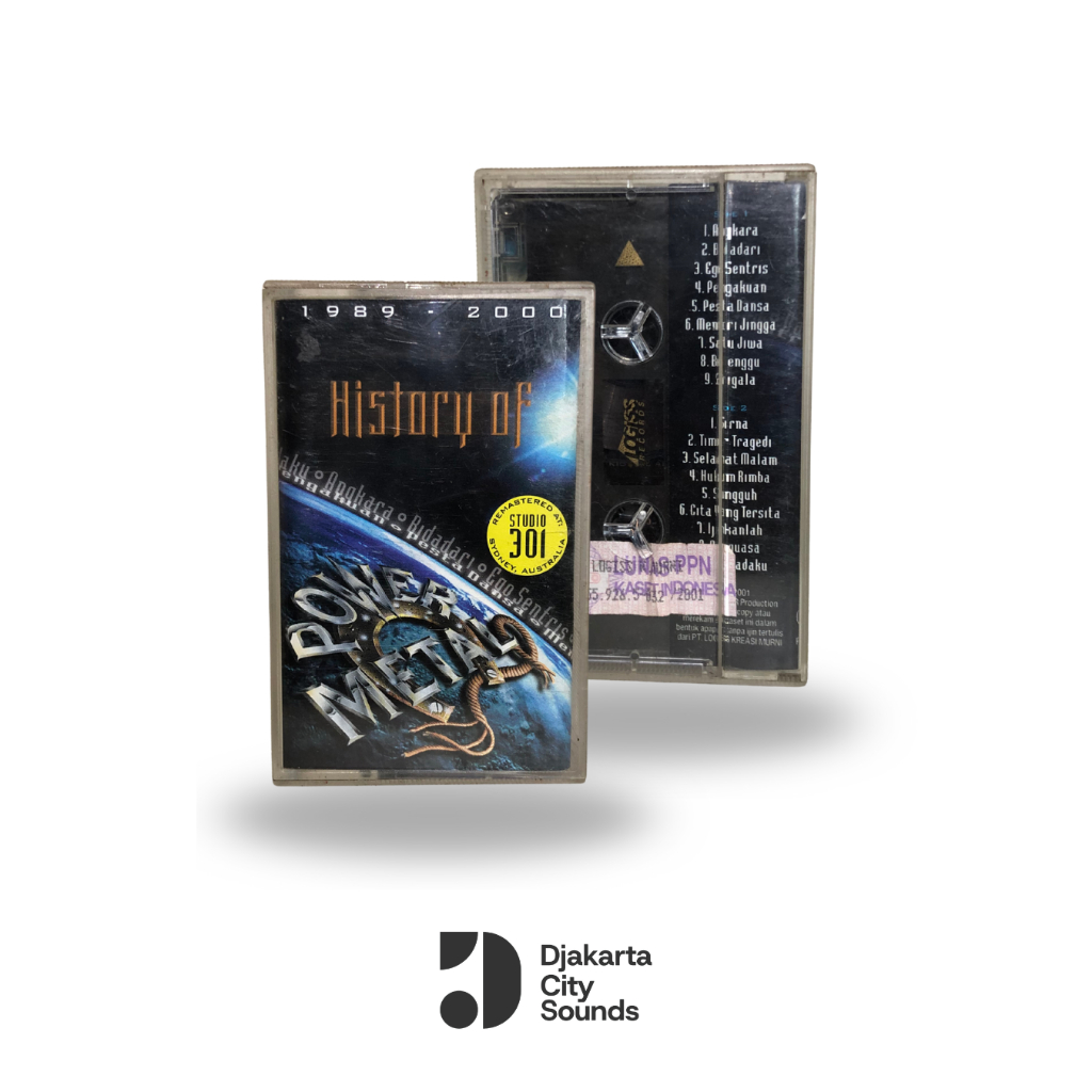 Kaset Pita Power Metal - History Of Power Metal 1989 - 2000