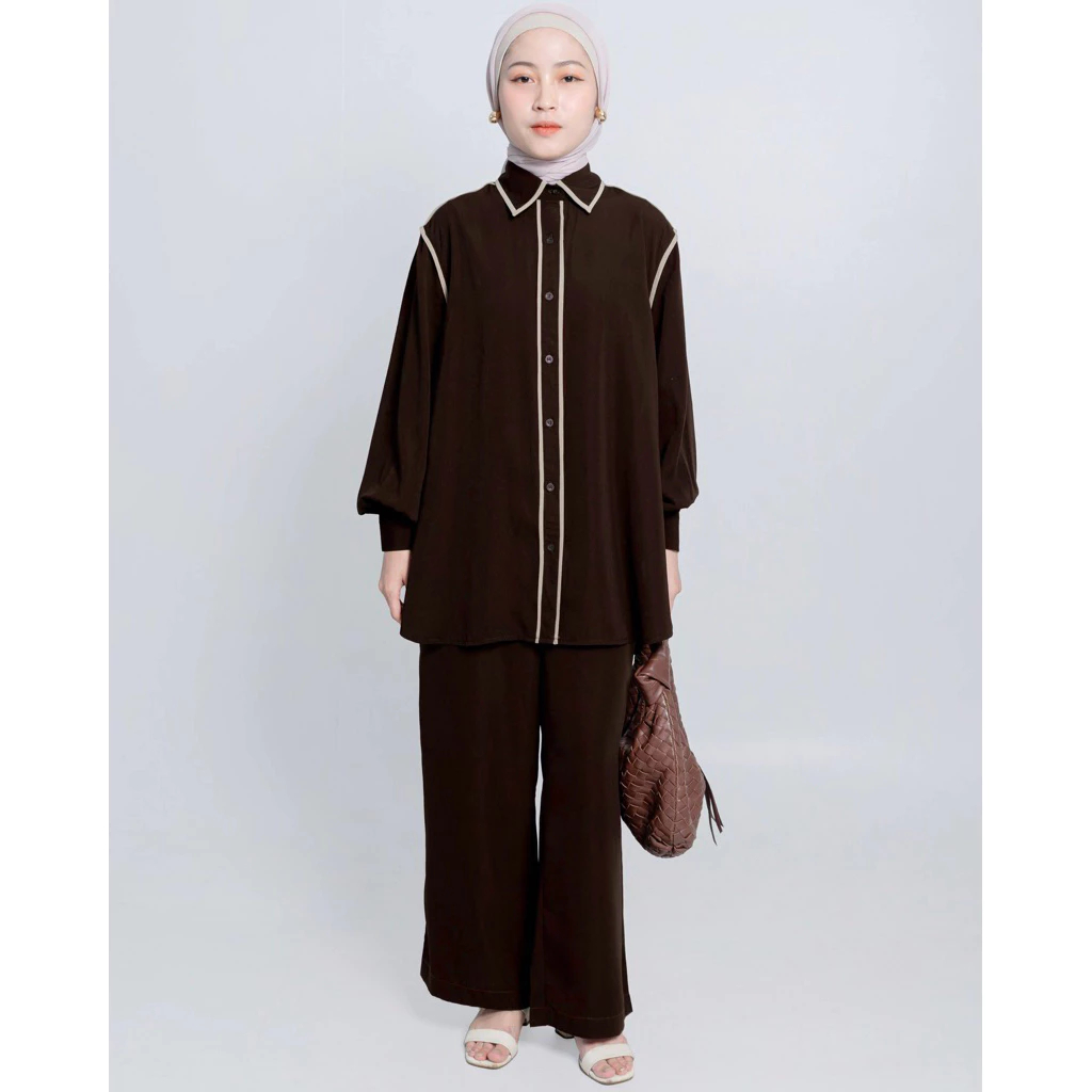 Joy Set Dark Choco by Vlowy ID (Siap Kirim)