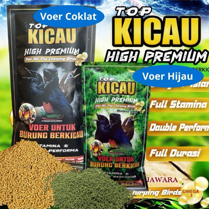 Termurah Top Kicau Voer Hijau 250g Murai Kacer