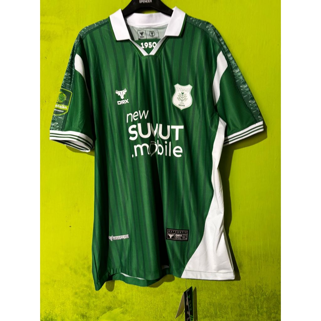 Jersey PSMS 2025-2026 Home Hijau ORIGINAL PLAYER ISSUE