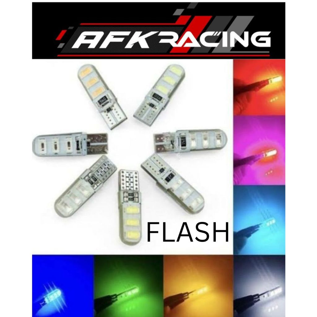 LAMPU SEN SEIN MOTOR SENJA 6 LED T10 JELLY JELLYFISH Lampu Speedometer Diam Flash hd oem yamaha vari