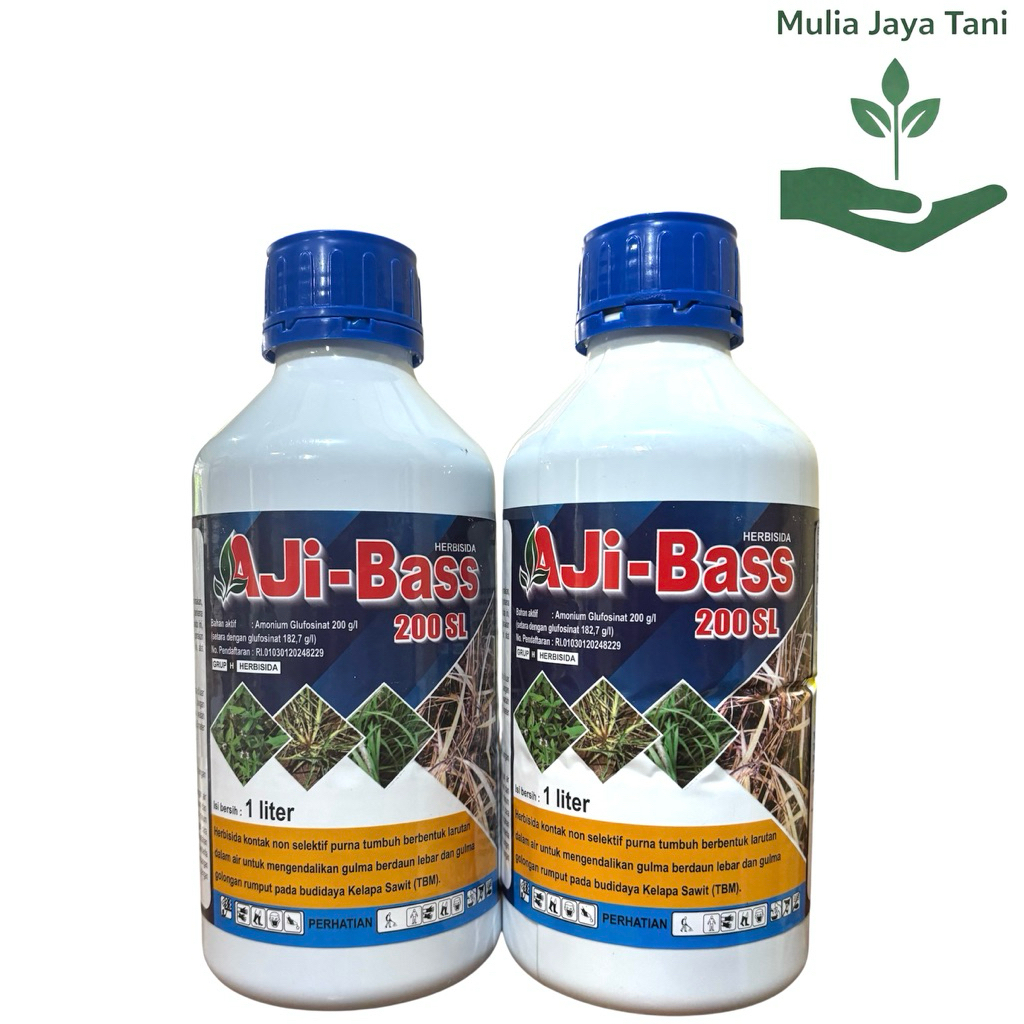 Herbisida AJI-BASS 200 SL Kemasan 1 Liter - Pembasmi Lulangan Aji Bass 200Sl
