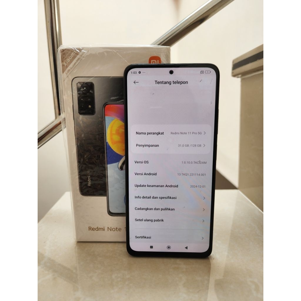 Xiaomi Redmi Note 11 Pro 5G Ram 8GB/Rom 128GB Black
