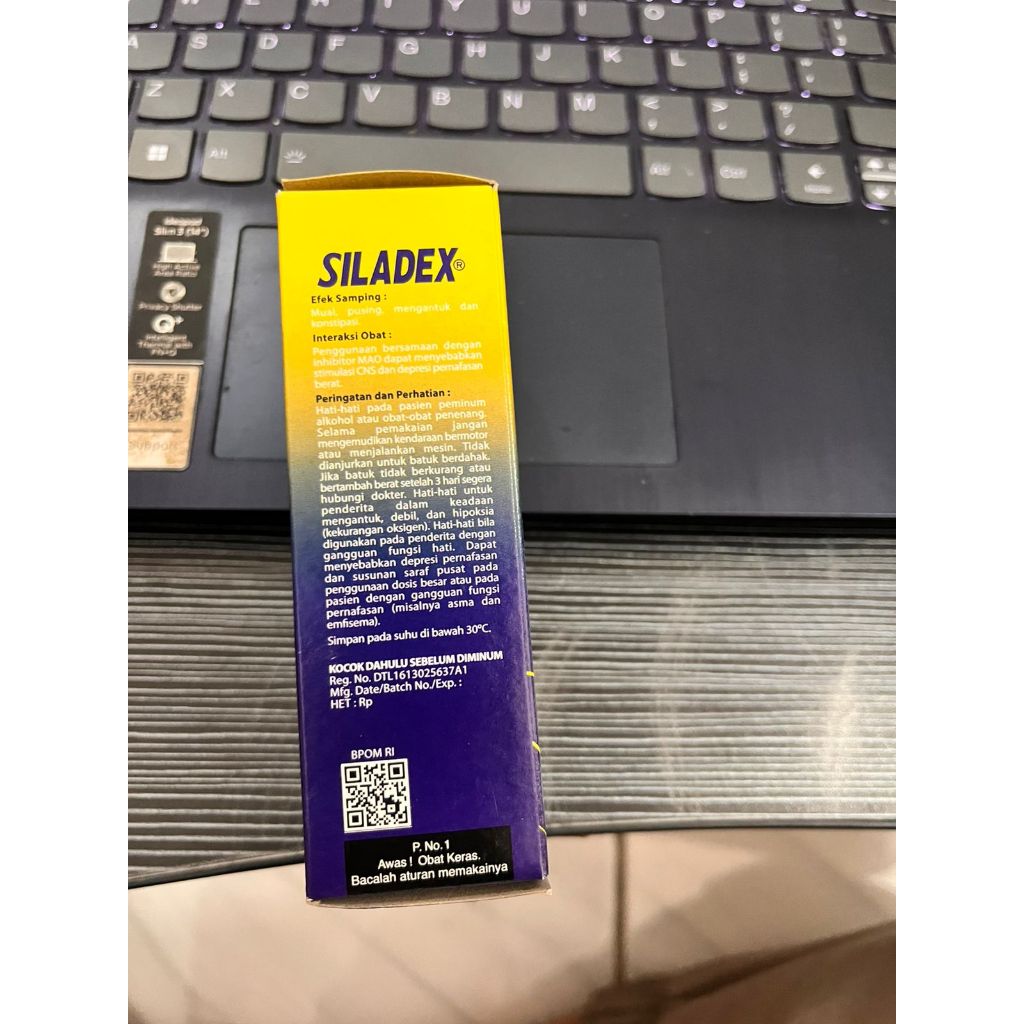 SILADEX DMP / SILADEX KUNING 60ML / OBAT BATUK TDK BERDAHAK