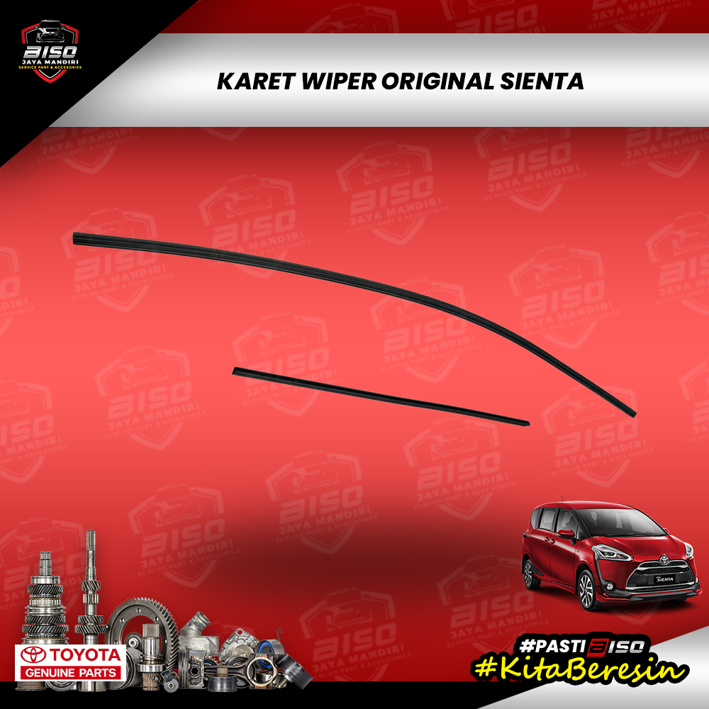 Karet Wiper Toyota Sienta Depan Original TOYOTA ASTRA MOTOR Karet Wiper untuk Wiper Original Toyota 