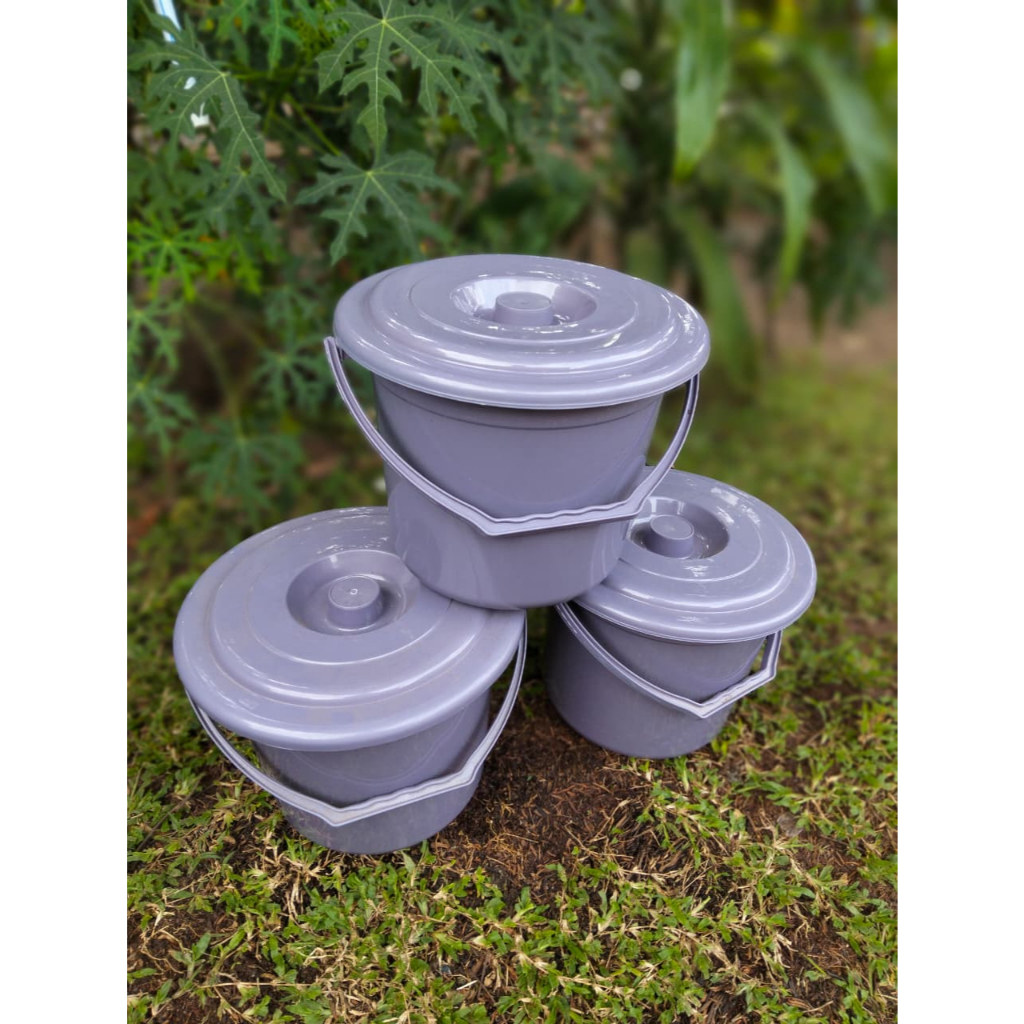 Ember Tutup Yutaka-698 Ember Plastik Ukuran Besar Ember Cuci Baju Abu Ember Air Ember Timba