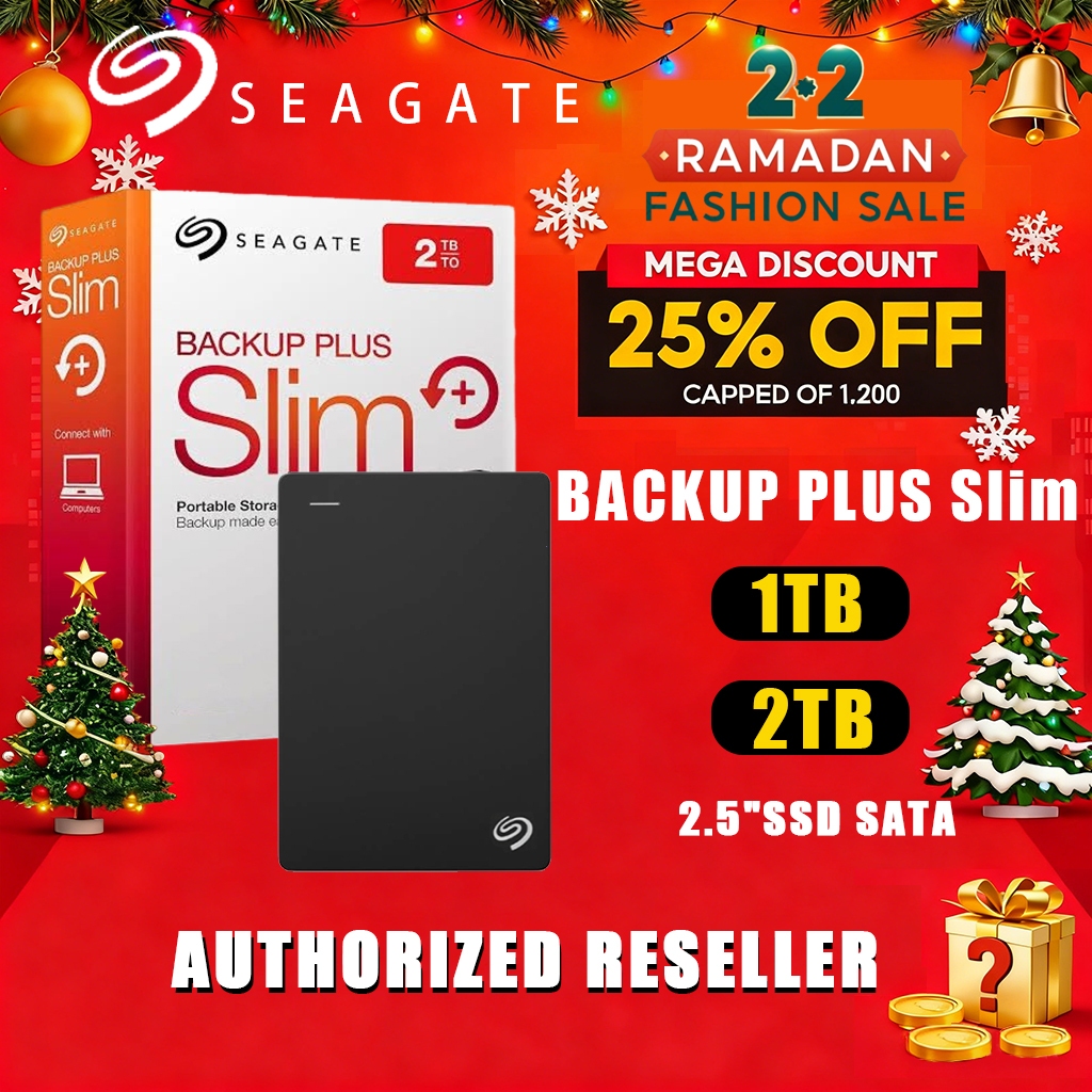 Seagate Hard disk Eksternal 2TB 1TB Portable External Hard disk USB 3.0 Laptop Eksternal Hardisk