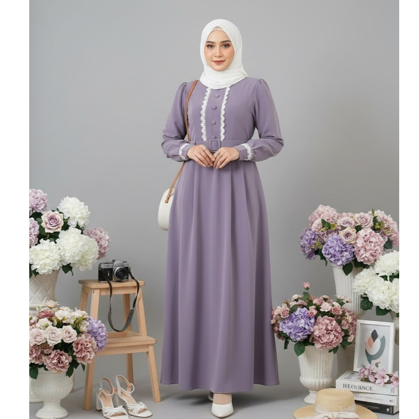 Atharariz212 GAMIS NABILA DRESS / NABILA GAMIS PESTA DRESS / GAMIS PESTA MEWAH ELEGAN / GAMIS LEBARA