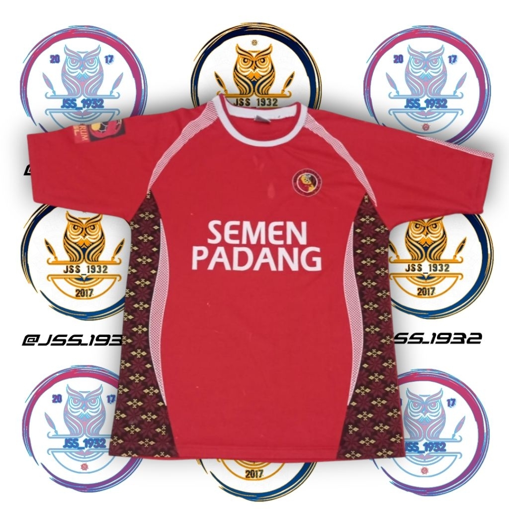 Jersey Bola SEMEN PADANG Home Kit Murah Retro Vintage Rare Blokecore Olahraga Sepakbola - S