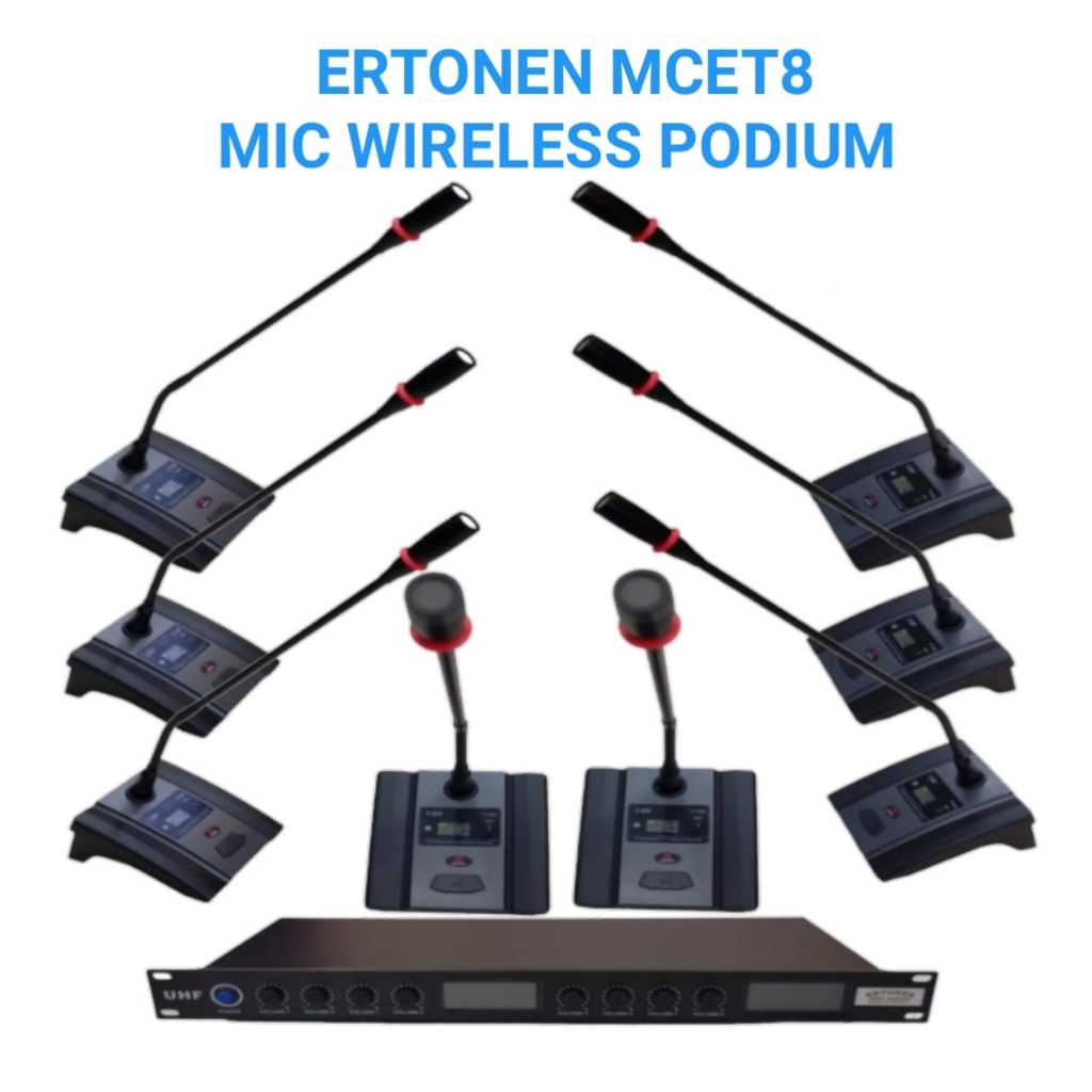 mic wireless podium ertonen mcet 8 mic original