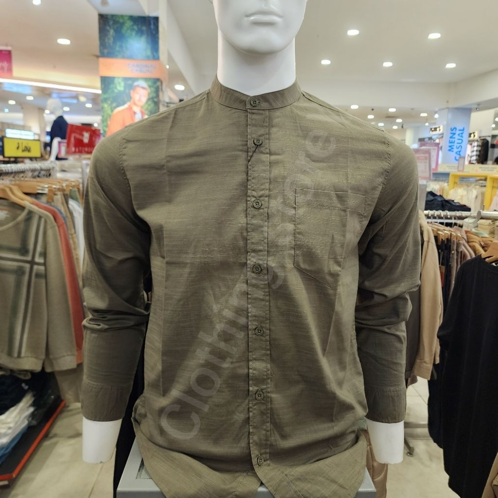 GABRIELLE ORIGINAL Koko pria lengan panjang hijau GBCC395J0124