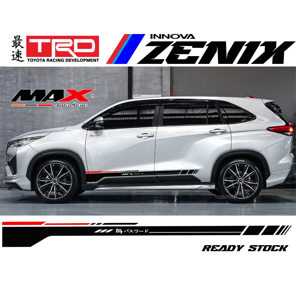 Sticker Toyota Innova Zenix All New innova Zenix Aksesoris Innova Zenix Terbaru