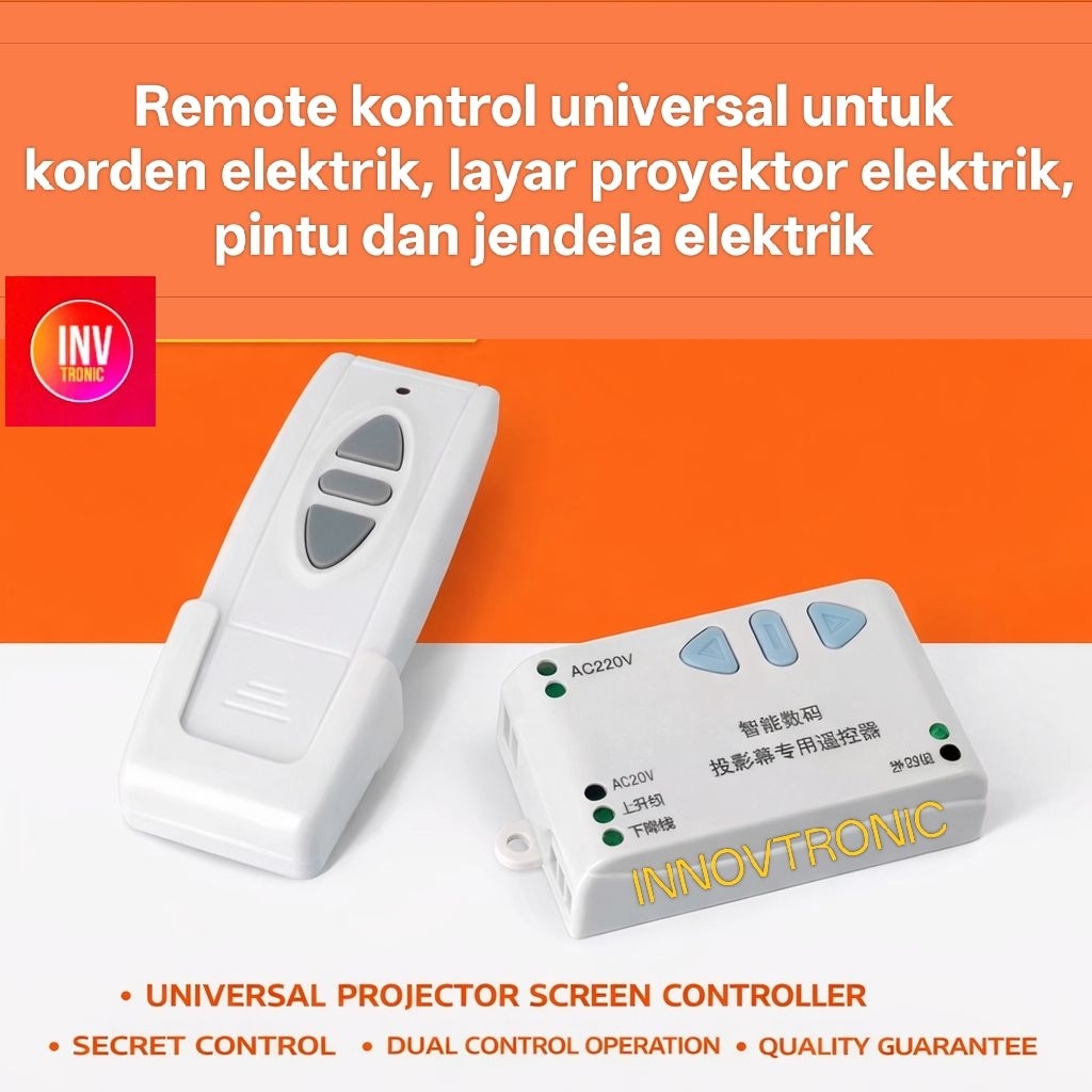 500W AC220V Remote Control For Electric Curtain,  Projector Screen Synchronous Motor 50Ktyz 60Ktyz 6