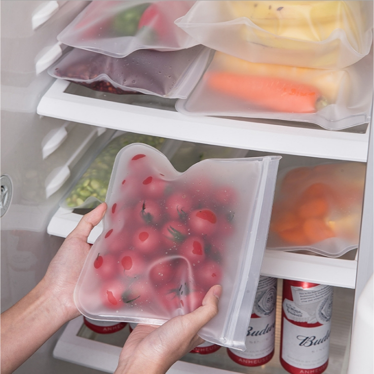 Shopello Plastik Kulkas Penyimpanan Makanan Reusable Plastik Ziplock Food Storage