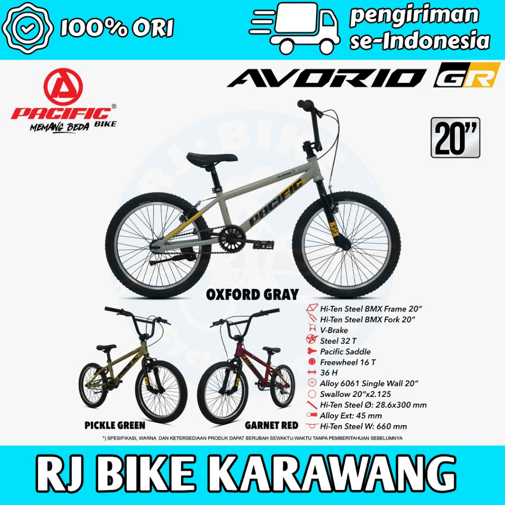 SEPEDA BMX ANAK PACIFIC 20INCH AVORIO GR