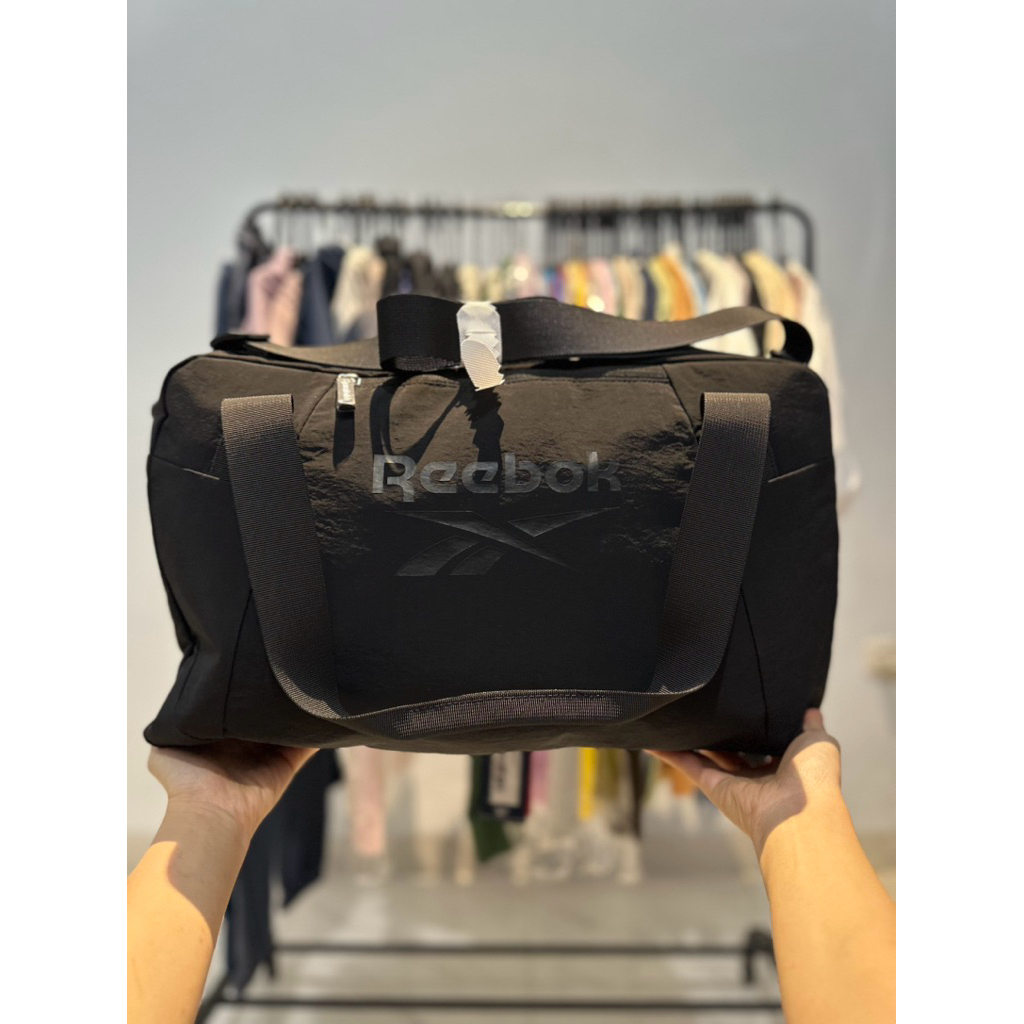 TAS DUFFLE GYM BAG REEBOK BEN BLACK REEUDB2562BL TAS GYM FITNESS DUFFLE BAG TRAVEL BAG TAS SERBAGUNA