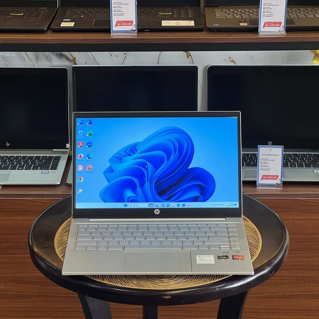 DISKON MURAH HP PAVILION 14-EC0013AUAMD RYZEN 5-5500U/SSD512GB/RAM8GB/BERGARANSI