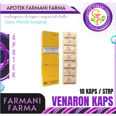 Venaron Kapsul / Venaron isi 10 Kapsul / Obat Wasir / Kapsul Wasir / Herbal / Herbal Wasir / Penaron