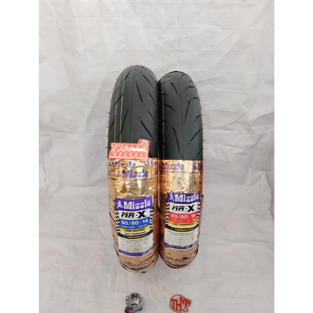 BAN LUAR MIZZLE MR-X RING 14 | BAN TUBELESS SOFT COMPOUND