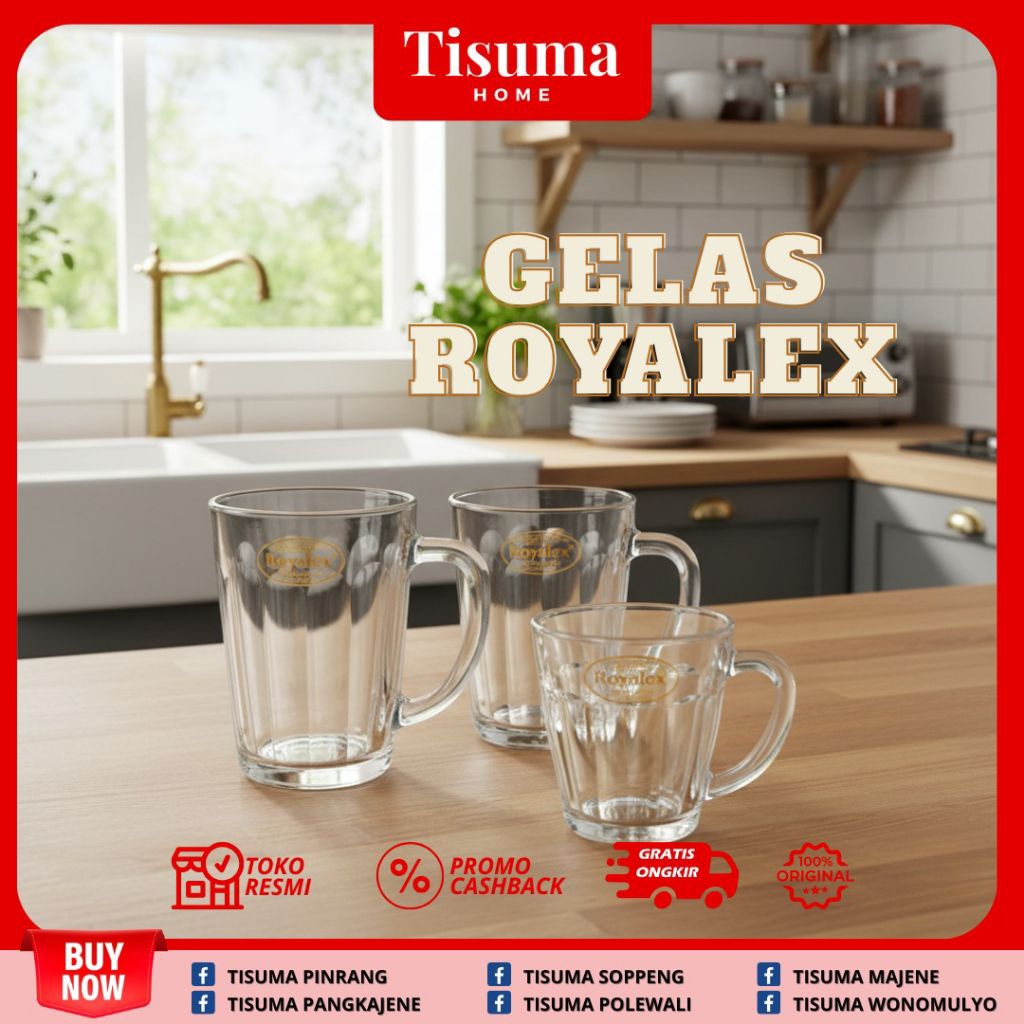 GELAS KACA ROYALEX