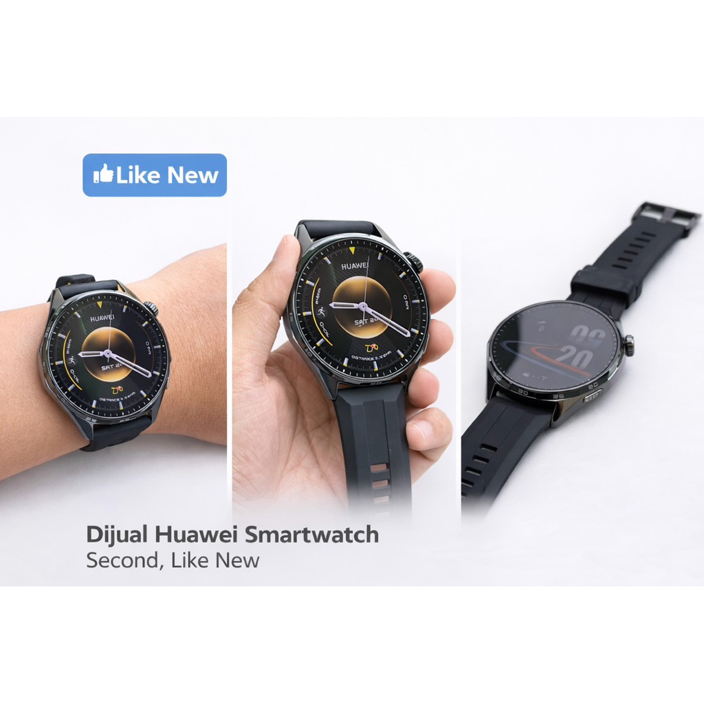 [SEKEN MULUS] HUAWEI WATCH GT 6 BLACK 46mm