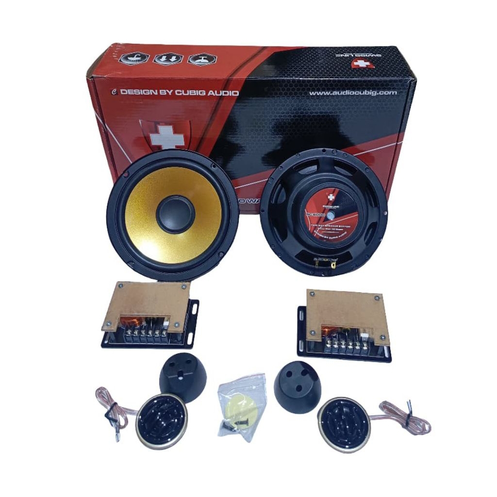 Speaker split CUBIG Swis LINE SC-6000 car audio mobil ukuran 6,5 inch