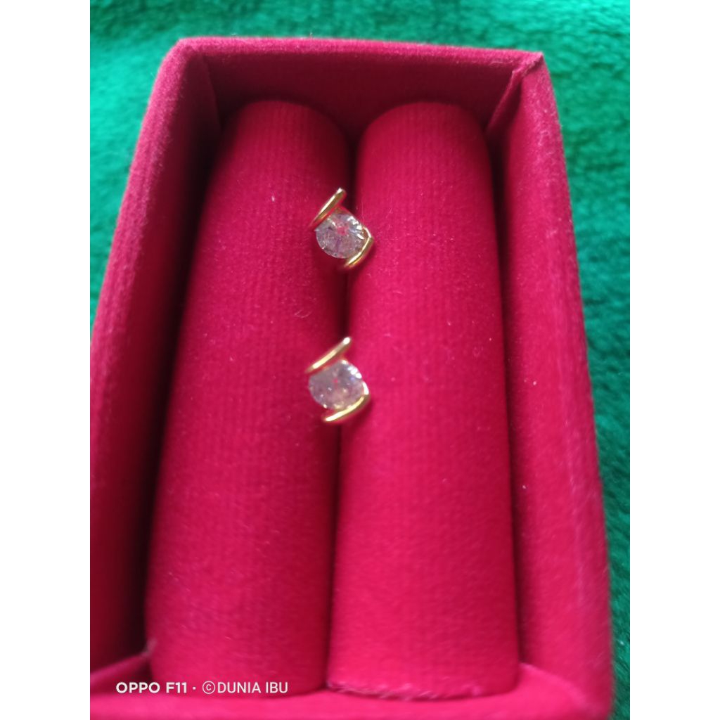 anting giwang ceplik perak 925 asli / giwang perak / ceplik perak / giwang simpel