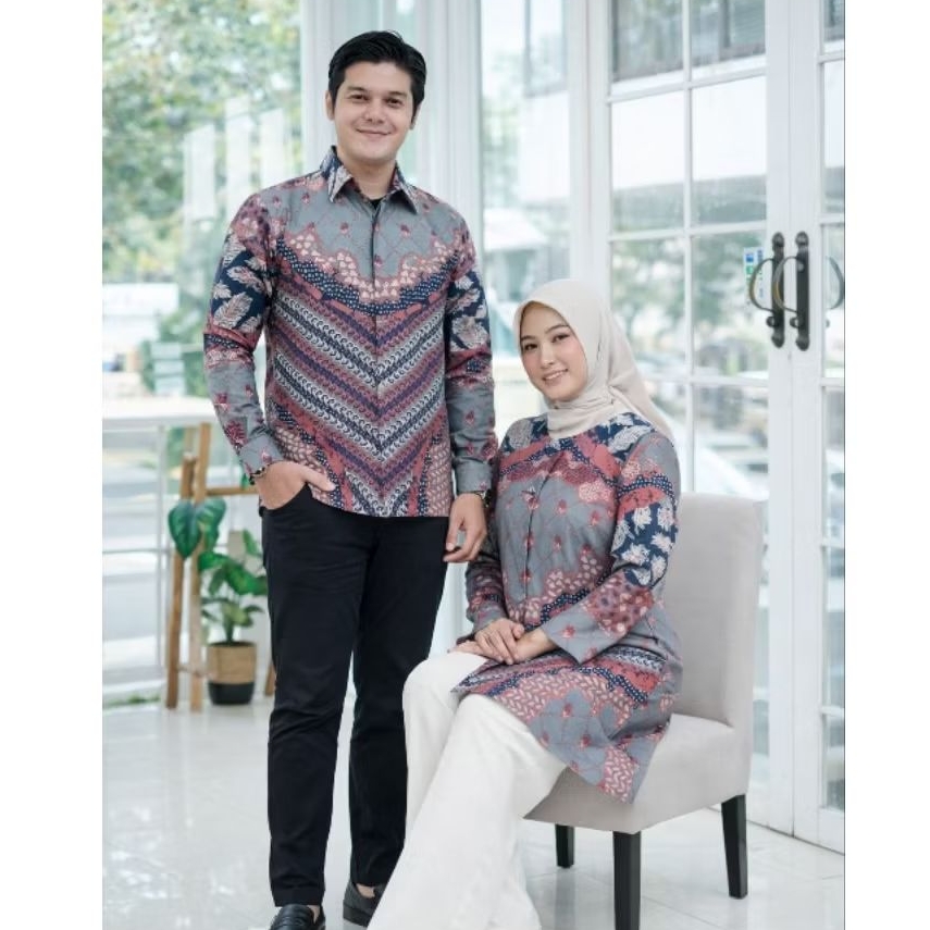 Baju Batik Wanita Couple Batik Premium Full Trikot BatikDadiLaris S M L XL XXL JUMBO LD 120