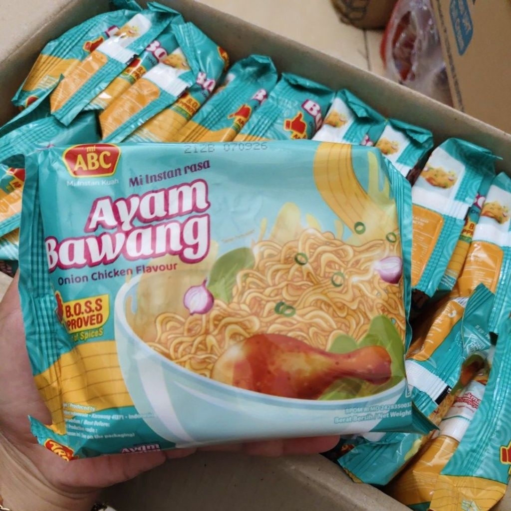 [Ready Stock] Mie Instan ABC Rasa Ayam Bawang 1 Dus 40pcs