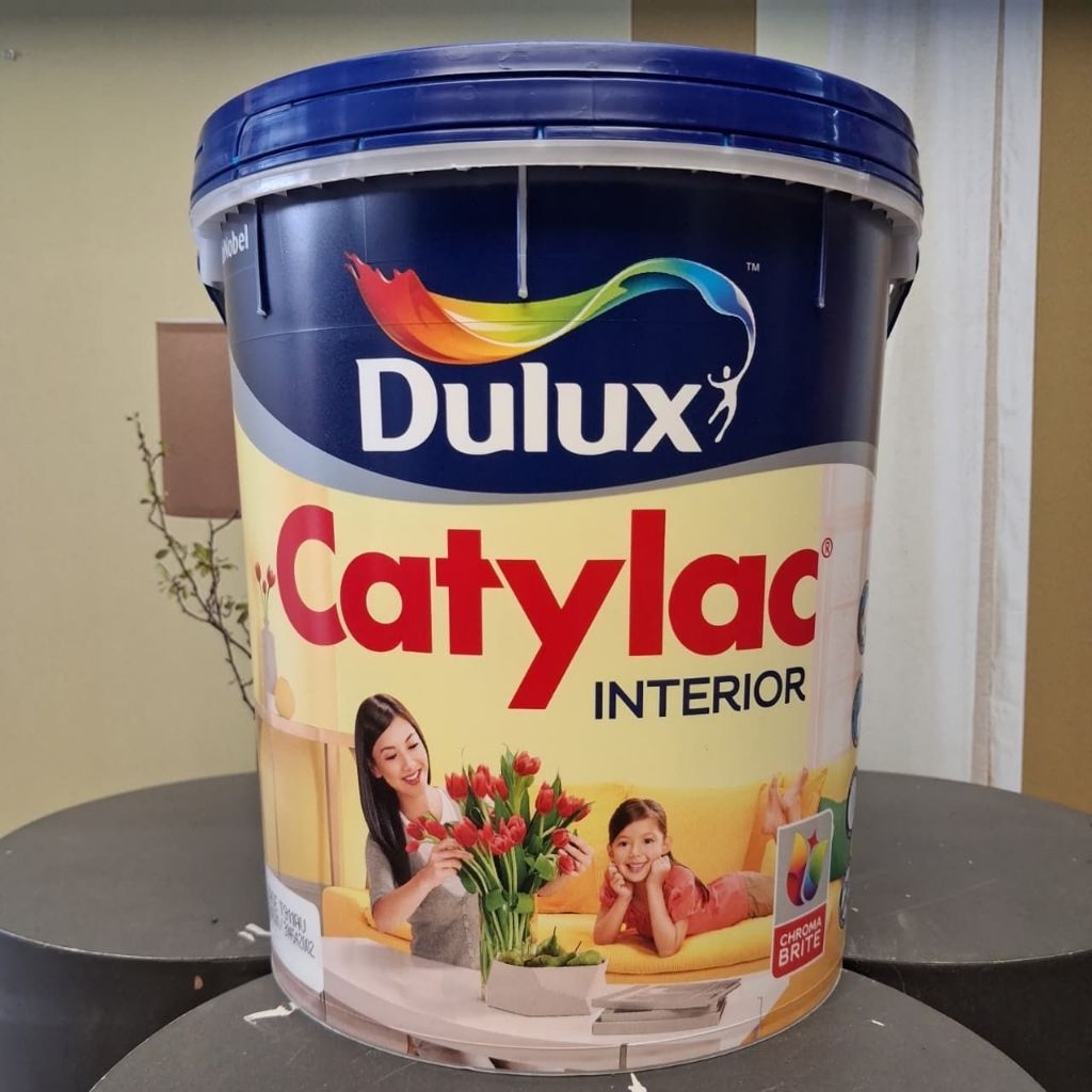 DULUX CATYLAC INTERIOR 25KG/CAT TEMBOK DALAM/CAT TEMBOK INTERIOR/CAT TEMBOK EKONOMIS