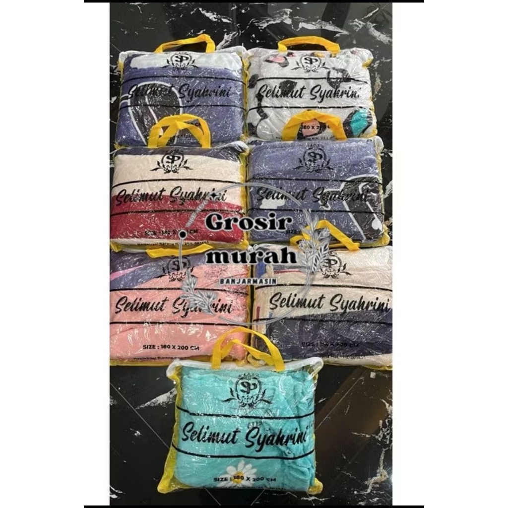 Selimut import berbahan lembut dan tebal Uk 180x200cm Termurah