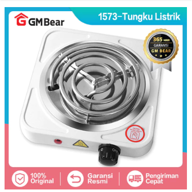 GM Bear Kompor Listrik 1 Tungku 1573 - Kompor Listrik Portable Electric Stove Kompor Listrik Mini