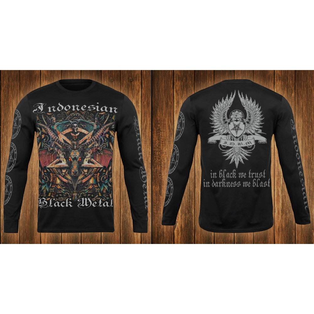 KAOS INDONESIAN BLACK METAL - Lengan Panjang