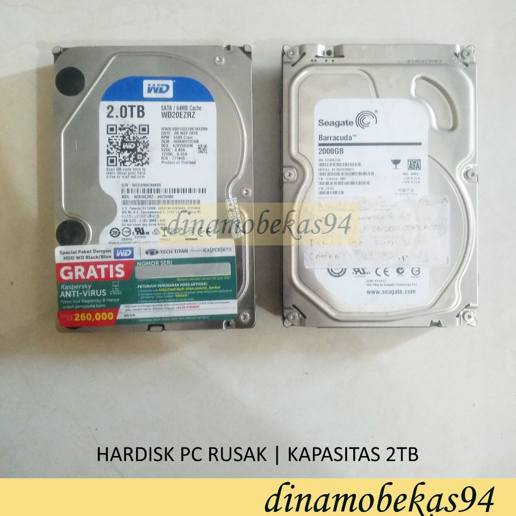 Hardisk PC Rusak 2TB
