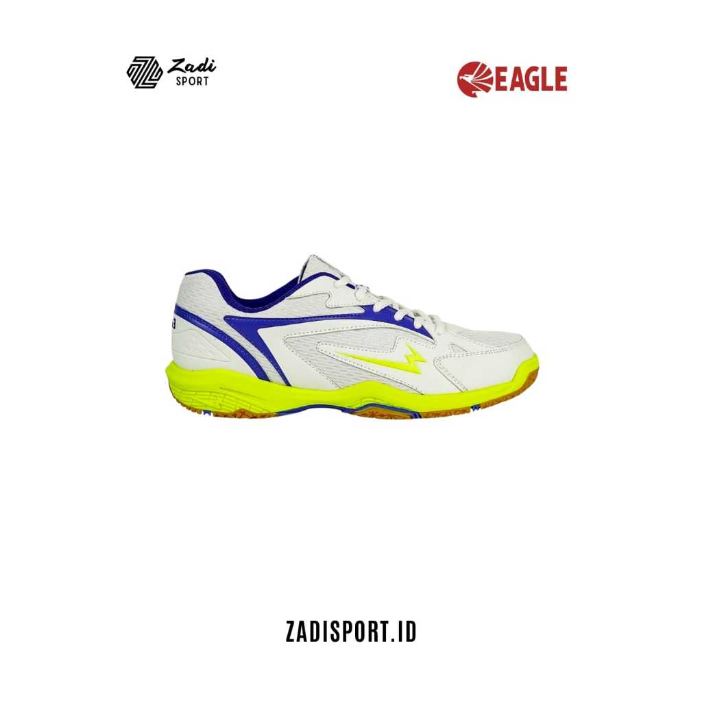 Sepatu Badminton Eagle Viking Putih Biru