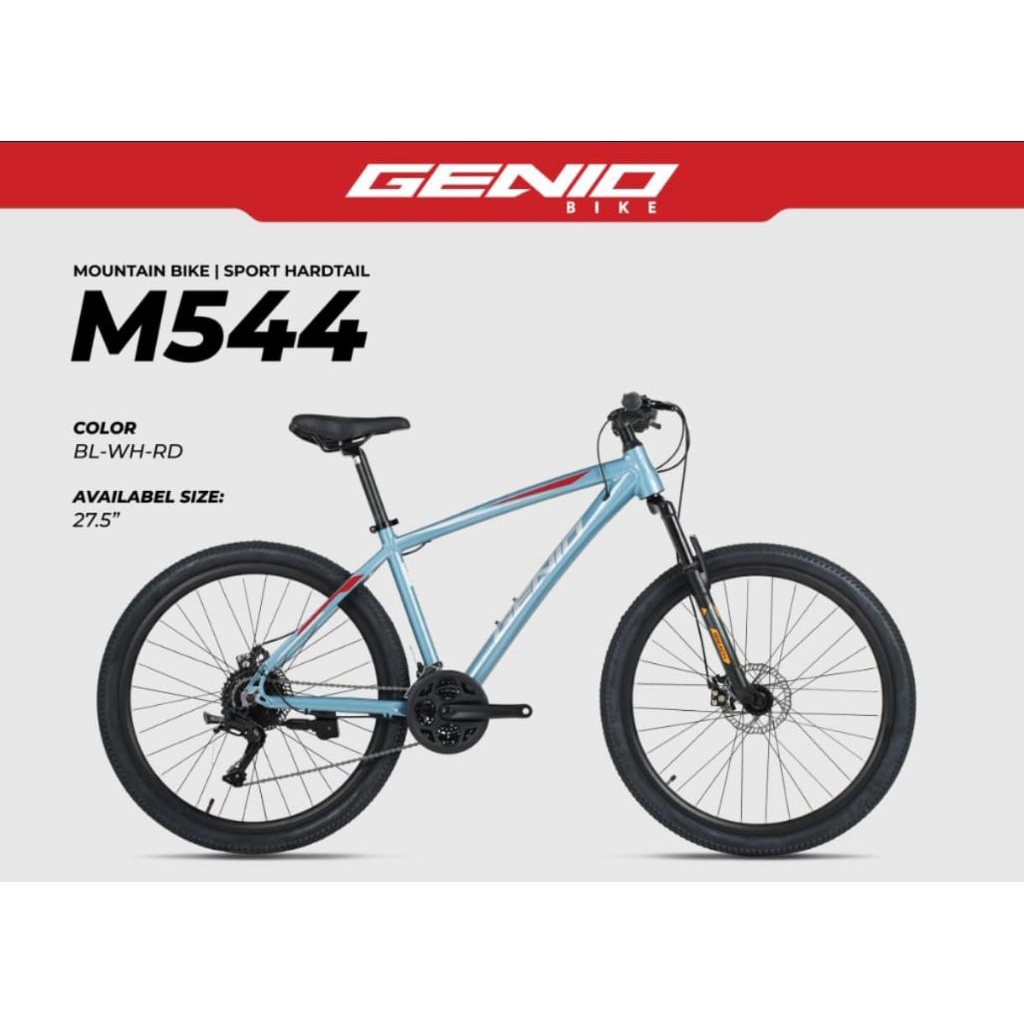 SEPEDA GUNUNG DEWASA 27.5 INCH GENIO M703 / GENIO M544 ALLOY