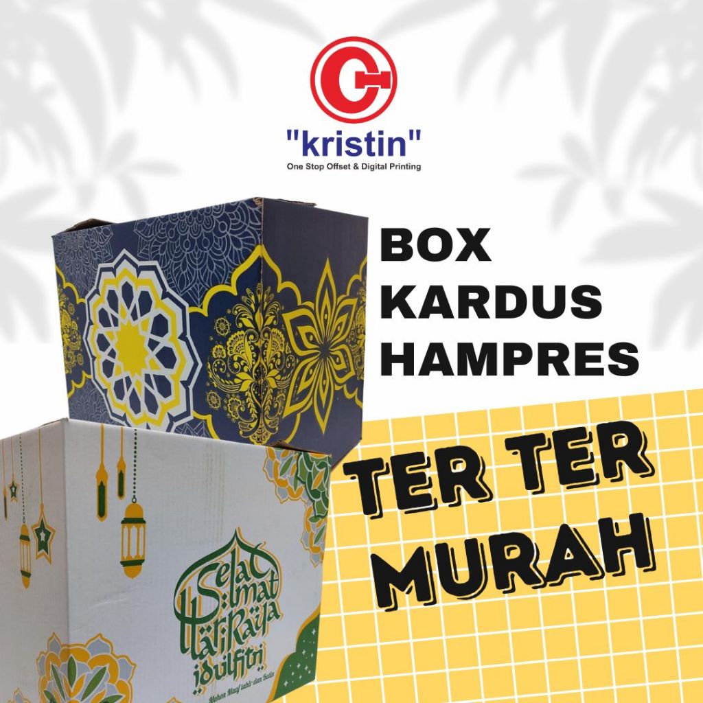 BOX KARDUS HAMPERS LEBARAN IDUL FITRI TERMURAH