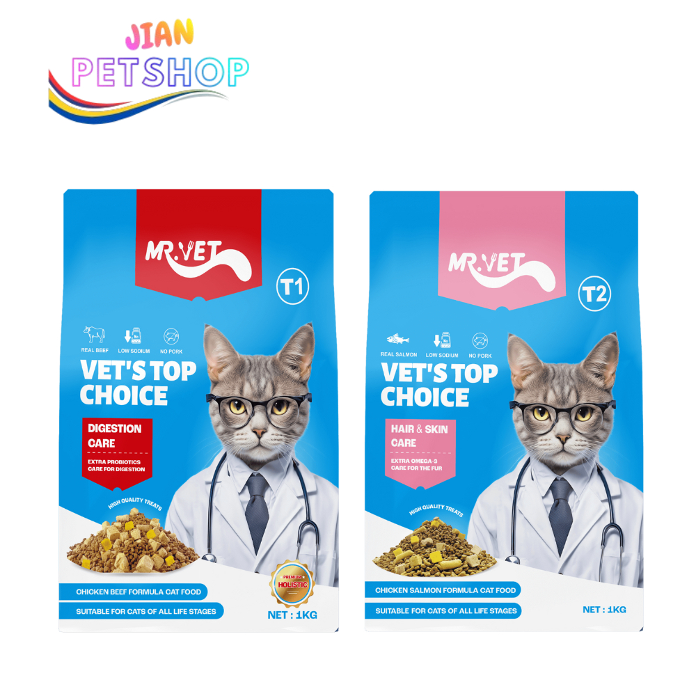 MRVET Makanan Kucing Kering 1kg