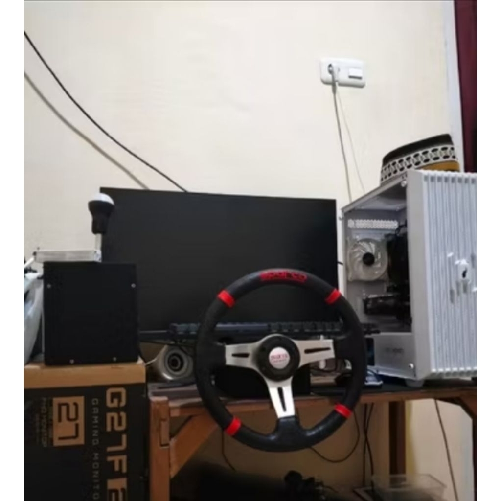 Stir racing,/stering wheel pc,support all game balap,adruino uno,