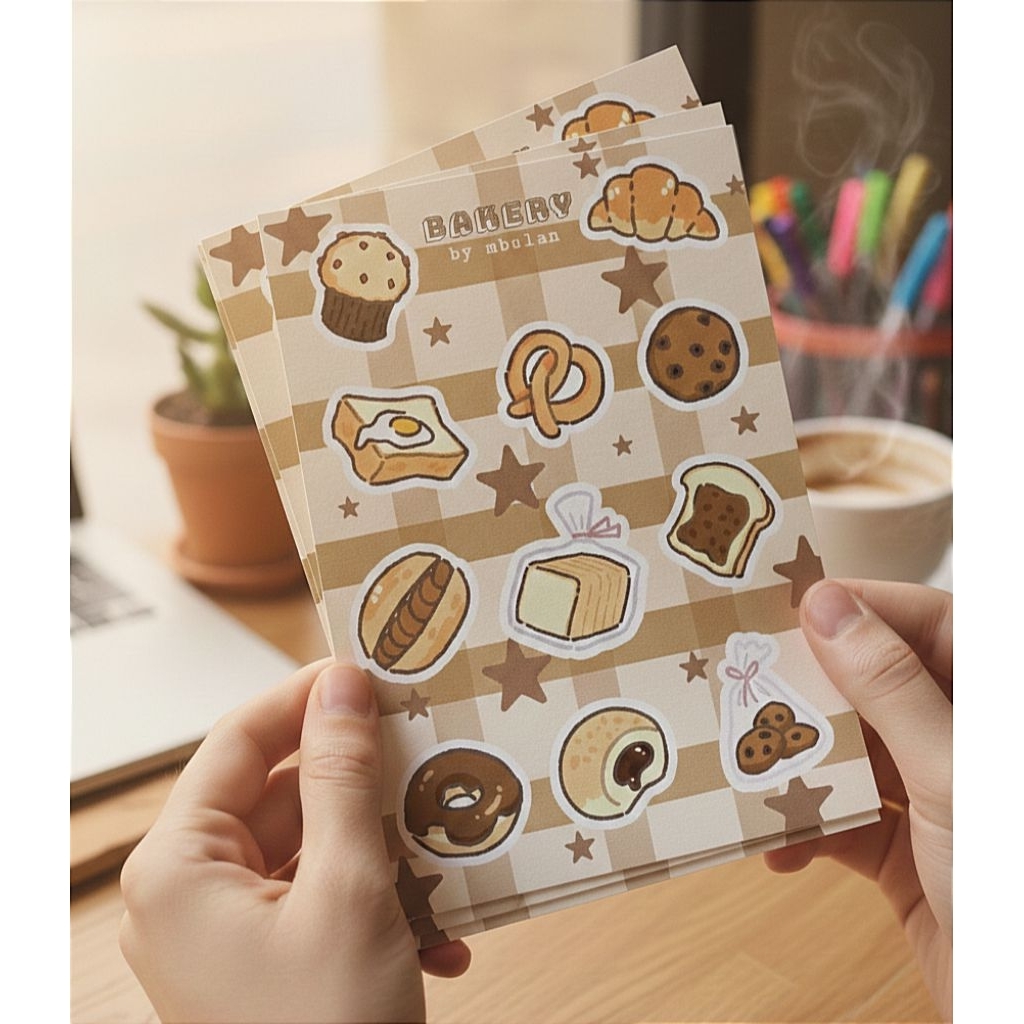 Sticker Sheet Aesthetic/Sticker Aesthetic/Sticker Kiss Cut/Sticker Pack/Stiker journal