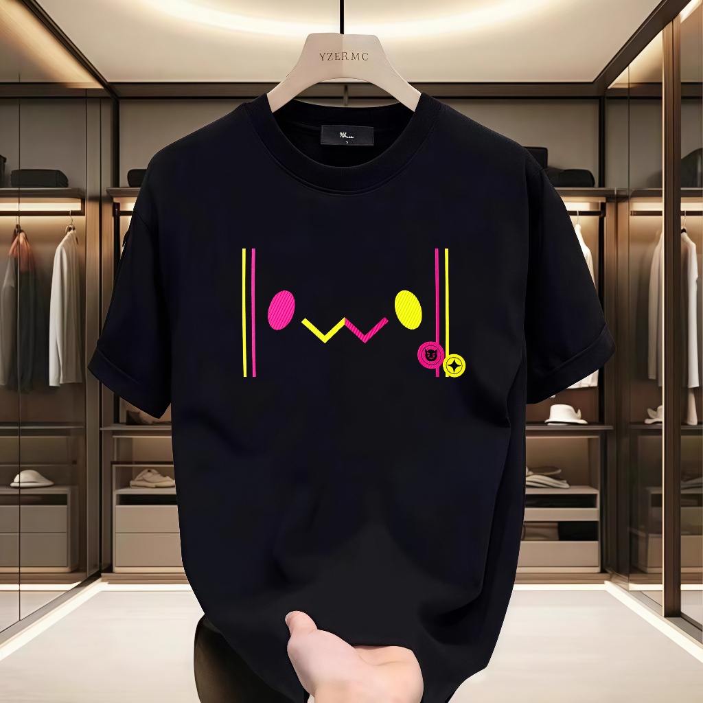 Baru VTuber Tokoyami Towa T-shirt Kostum Cosplay Anime pria T-shirt kapas Tees