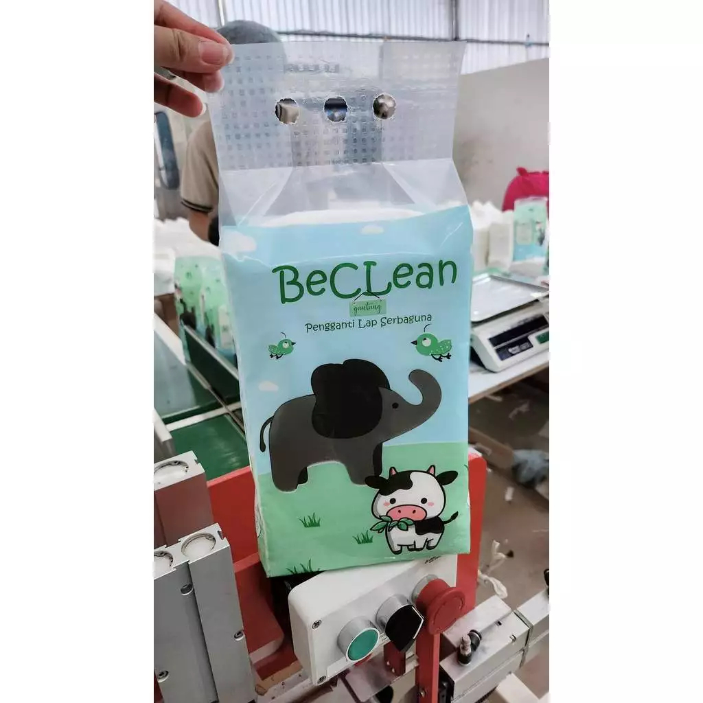 Tisu Dapur Gantung Beclean Bahan Tisu Basah Serbaguna 400 sheet Tissue Gantung /Tisu beclean 400shet