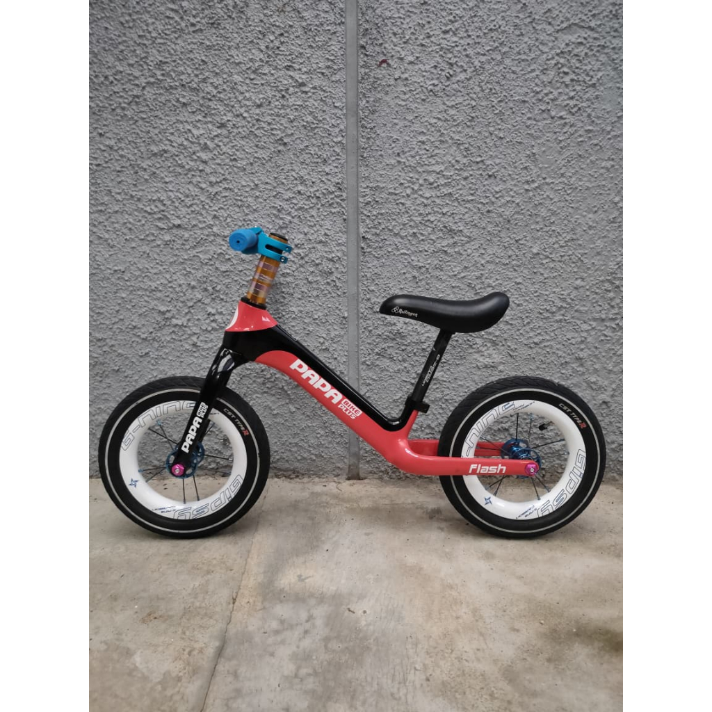Preloved Papabike Flash Fullbike Pushbike Balance Bike Preloved