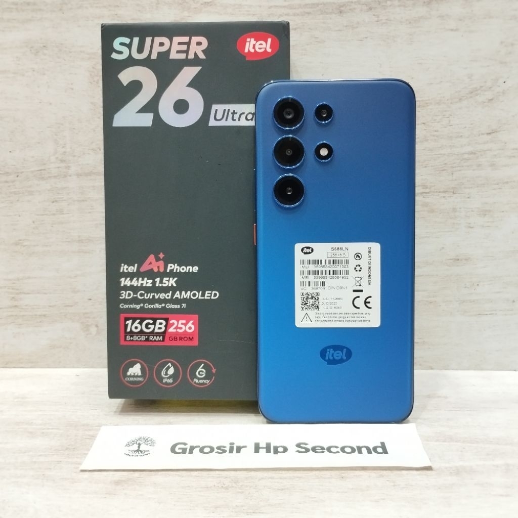 ITEL S26 ULTRA 8/256GB HP SECOND BATANGAN